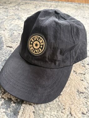 Kipling black baseball cap